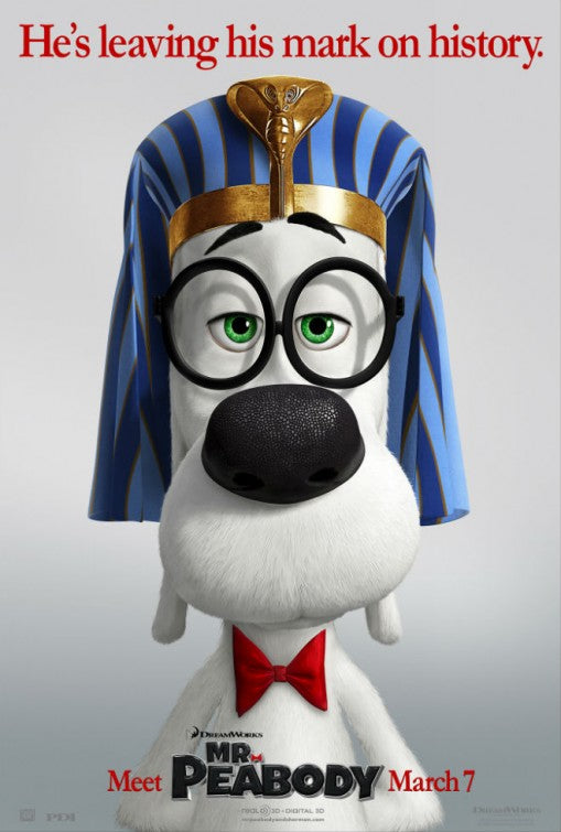 1000 piece jigsaw puzzle for the movie poster: Mr. Peabody & Sherman (2014) ver4