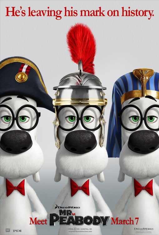 1000 piece jigsaw puzzle for the movie poster: Mr. Peabody & Sherman (2014) ver7