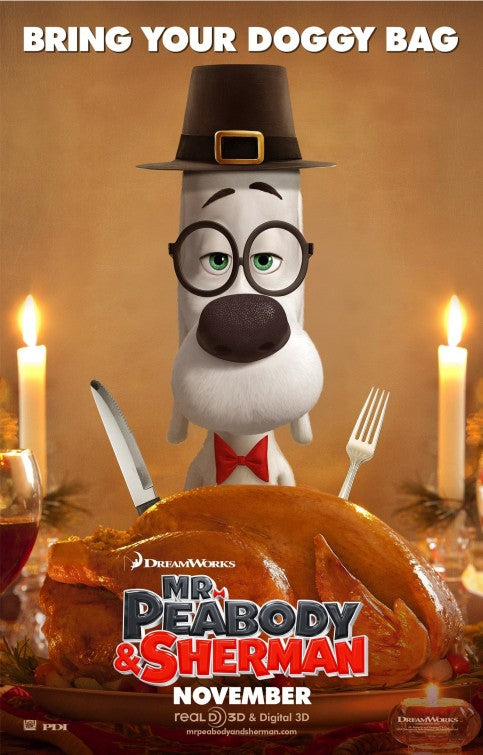 1000 piece jigsaw puzzle for the movie poster: Mr. Peabody & Sherman (2014) ver8