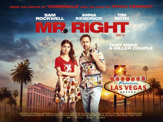 1000 piece jigsaw puzzle for the movie poster: Mr. Right (2016) ver3