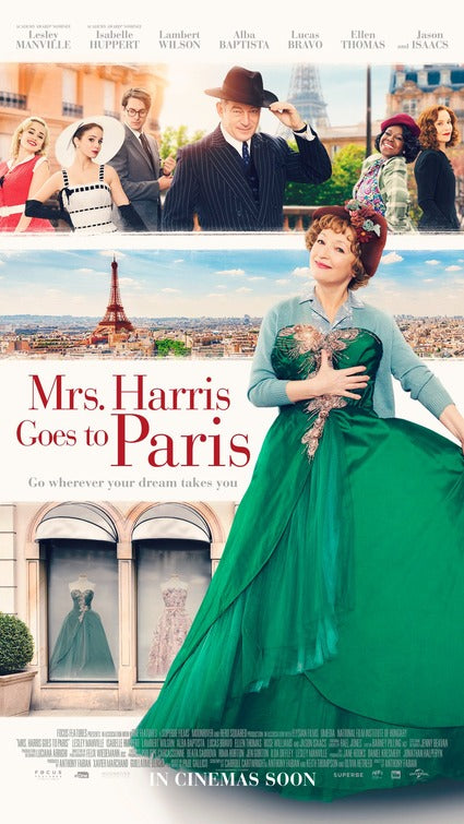 1000 piece jigsaw puzzle for the movie poster: Mrs. Harris Goes to Paris (2022) ver2