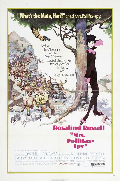 the movie poster: Mrs. Pollifax -- Spy (1971)