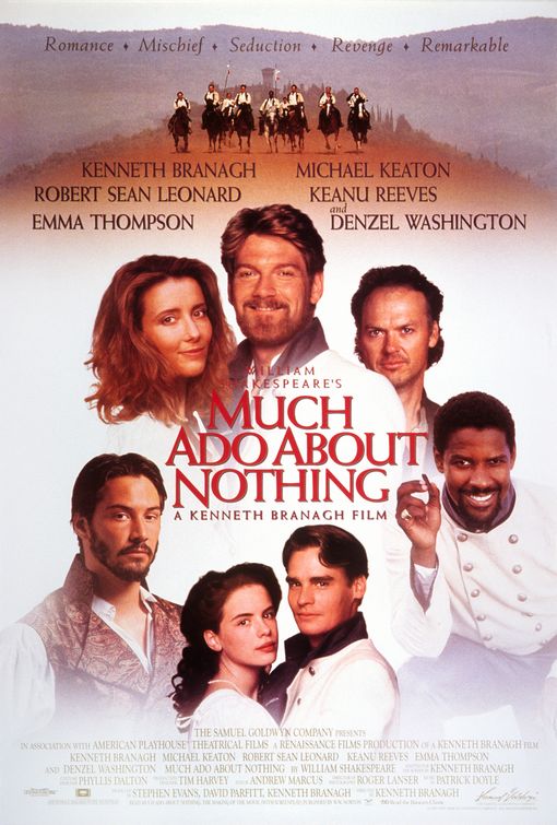 the movie poster: Much Ado About Nothing (1993)