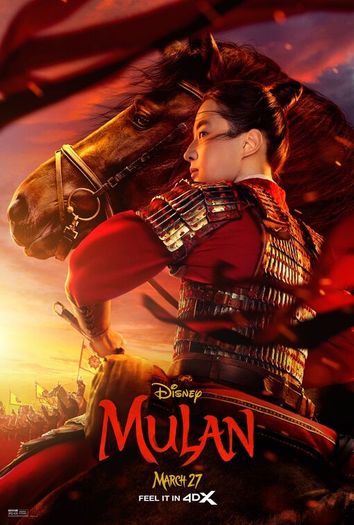 1000 piece jigsaw puzzle for the movie poster: Mulan (2020) ver23