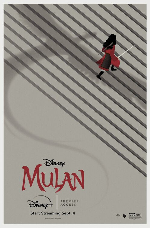 1000 piece jigsaw puzzle for the movie poster: Mulan (2020) ver25