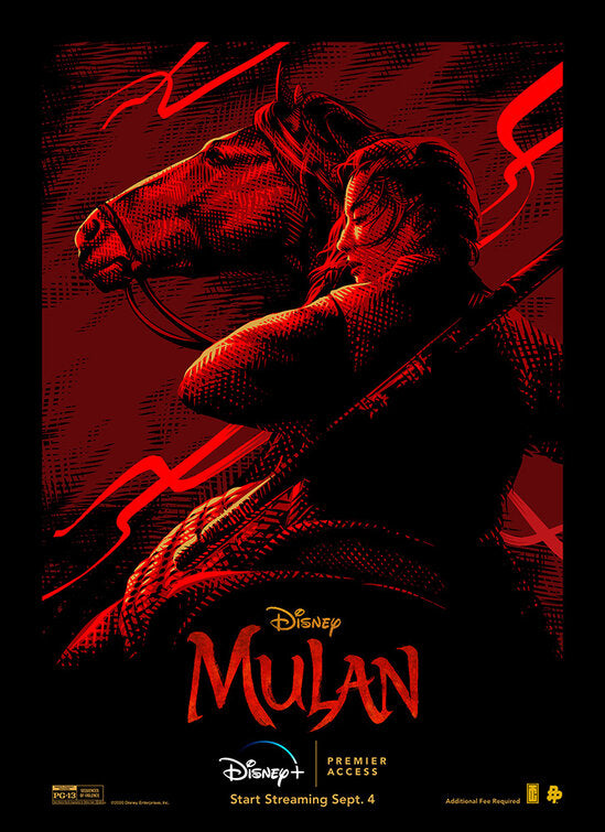 1000 piece jigsaw puzzle for the movie poster: Mulan (2020) ver27