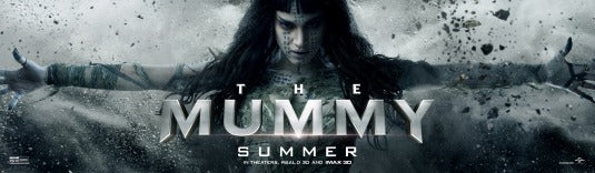 1000 piece jigsaw puzzle for the movie poster: The Mummy (2017) ver10