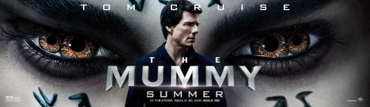 1000 piece jigsaw puzzle for the movie poster: The Mummy (2017) ver7