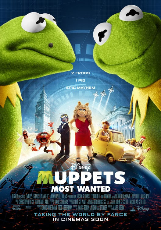 1000 piece jigsaw puzzle for the movie poster: Muppets Most Wanted (2014) ver2