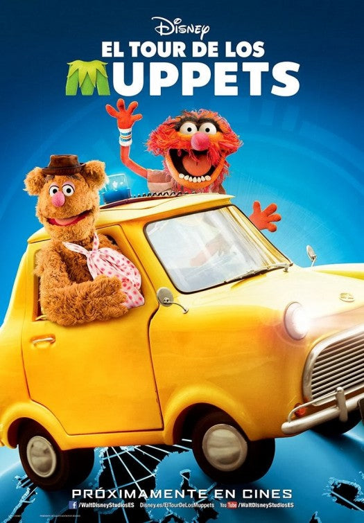 1000 piece jigsaw puzzle for the movie poster: Muppets Most Wanted (2014) ver9