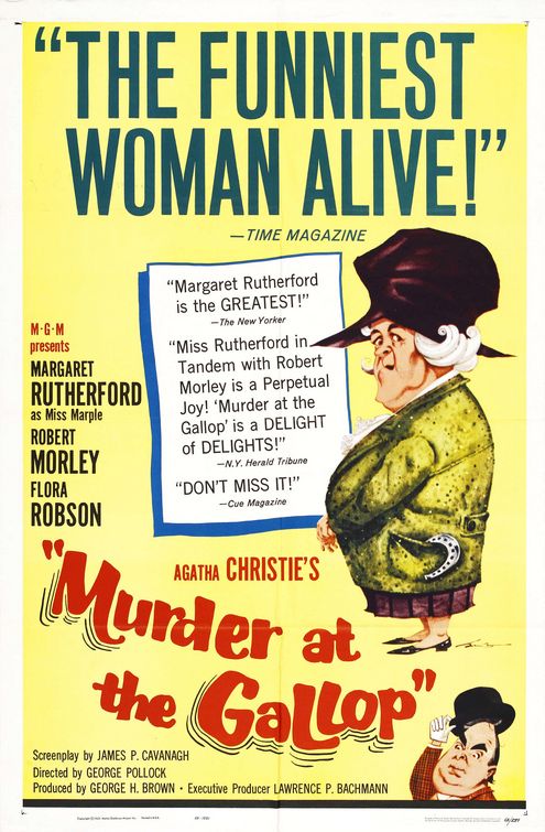 the movie poster: Murder at the Gallop (1963)
