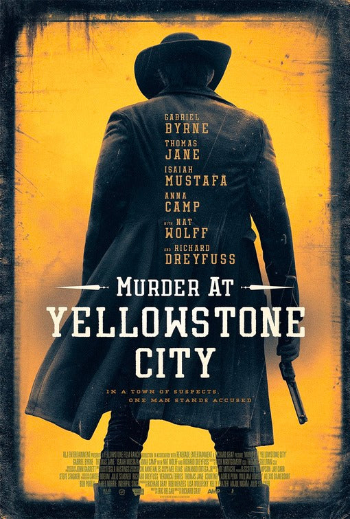 1000 piece jigsaw puzzle for the movie poster: Murder at Yellowstone City (2022)