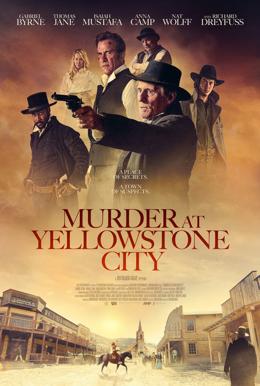 1000 piece jigsaw puzzle for the movie poster: Murder at Yellowstone City (2022) ver2