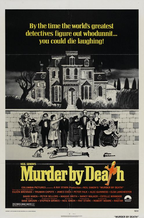the movie poster: Murder by Death (1976)