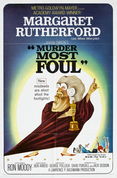1000 piece jigsaw puzzle for the movie poster: Murder Most Foul (1964)