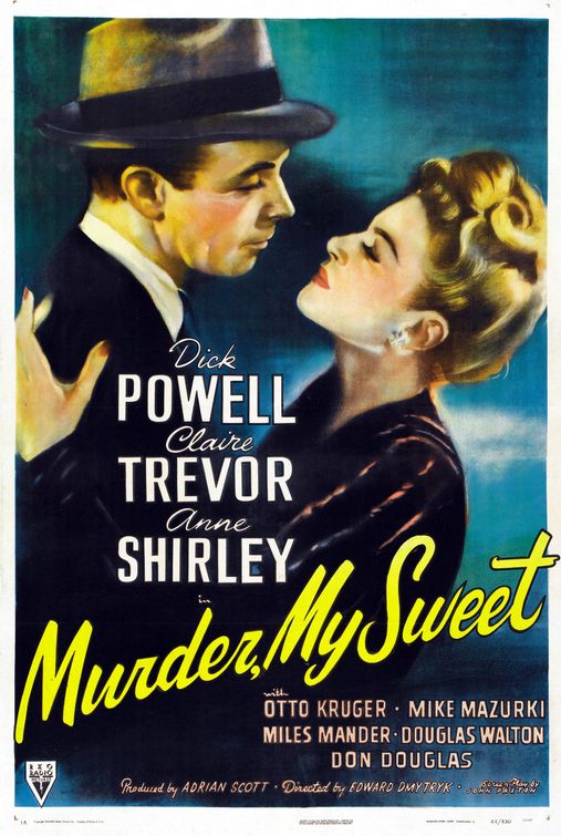 the movie poster: Murder, My Sweet (1944)