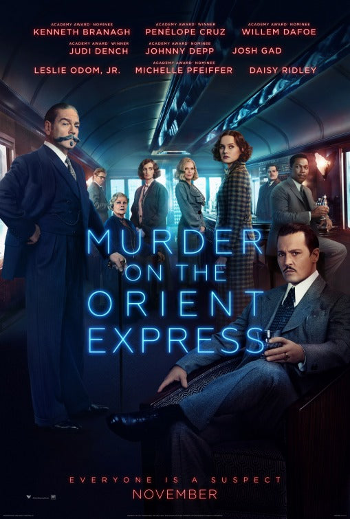 1000 piece jigsaw puzzle for the movie poster: Murder on the Orient Express (2017) ver3