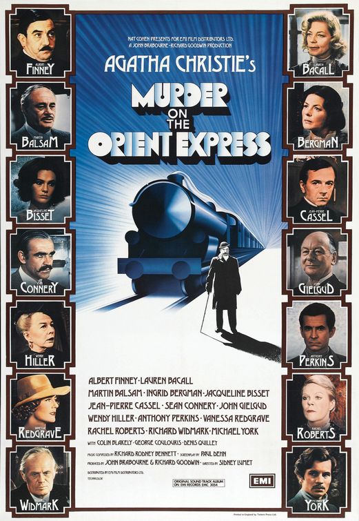 the movie poster: Murder on the Orient Express (1974) ver4