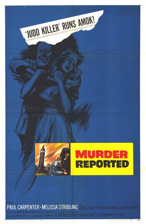 the movie poster: Murder Reported (1958)