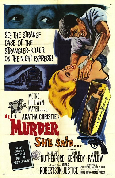 the movie poster: Murder She Said (1961)