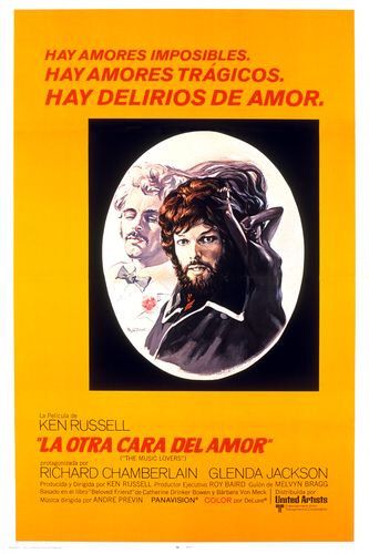 the movie poster: The Music Lovers (1970) ver2