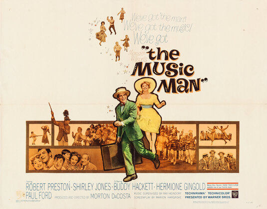 1000 piece jigsaw puzzle for the movie poster: The Music Man (1962) ver2