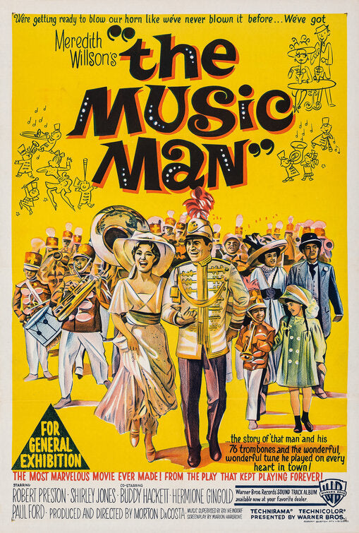 1000 piece jigsaw puzzle for the movie poster: The Music Man (1962) ver3