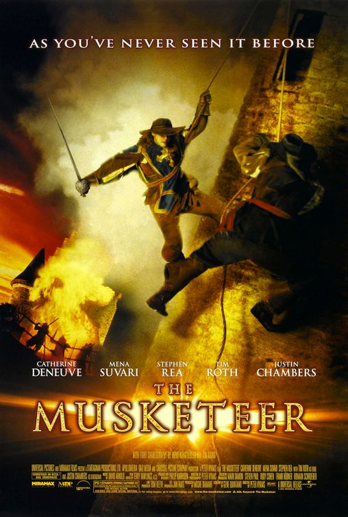the movie poster: The Musketeer (2001)