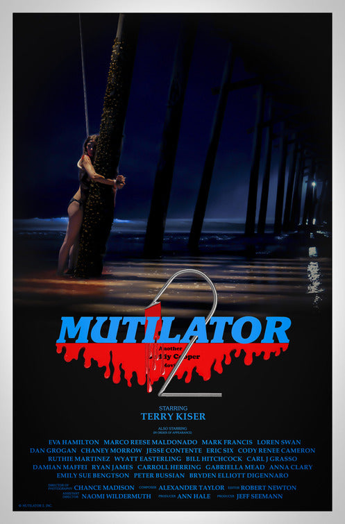 1000 piece jigsaw puzzle for the movie poster: Mutilator 2 (2023)