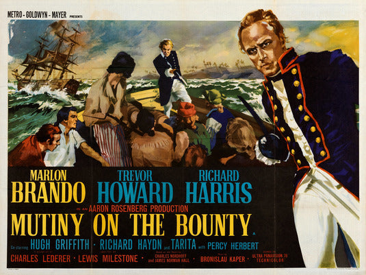1000 piece jigsaw puzzle for the movie poster: Mutiny on the Bounty (1962) ver15