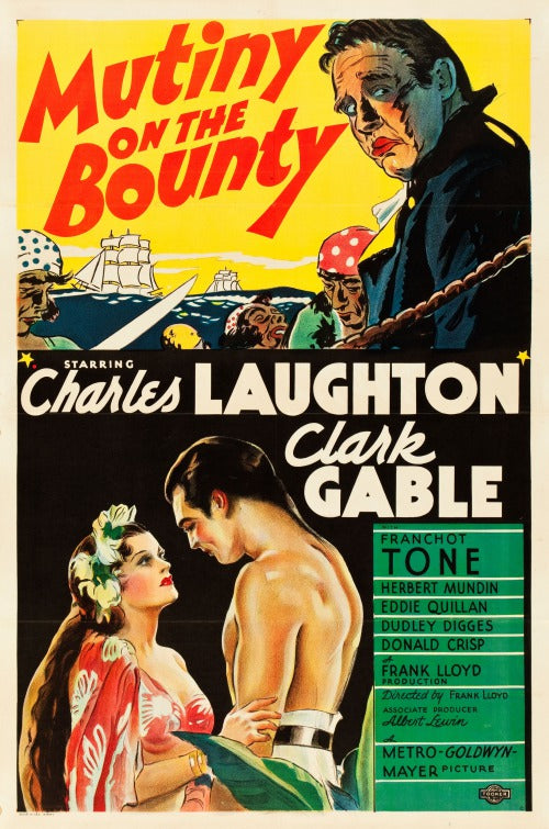 1000 piece jigsaw puzzle for the movie poster: Mutiny on the Bounty (1935) ver2