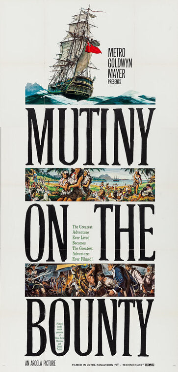 1000 piece jigsaw puzzle for the movie poster: Mutiny on the Bounty (1962) ver4