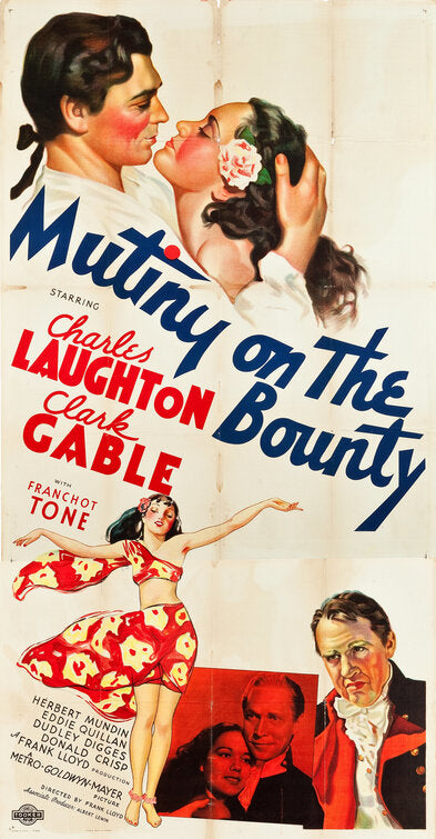 1000 piece jigsaw puzzle for the movie poster: Mutiny on the Bounty (1935) ver4