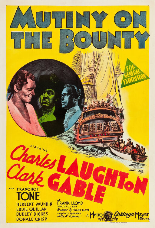 1000 piece jigsaw puzzle for the movie poster: Mutiny on the Bounty (1935) ver6