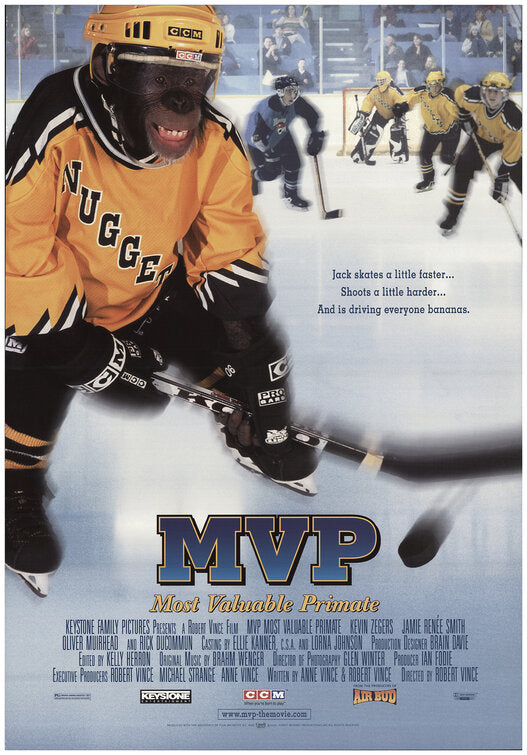 1000 piece jigsaw puzzle for the movie poster: MVP: Most Valuable Primate (2000)