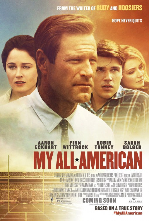 1000 piece jigsaw puzzle for the movie poster: My All American (2015)