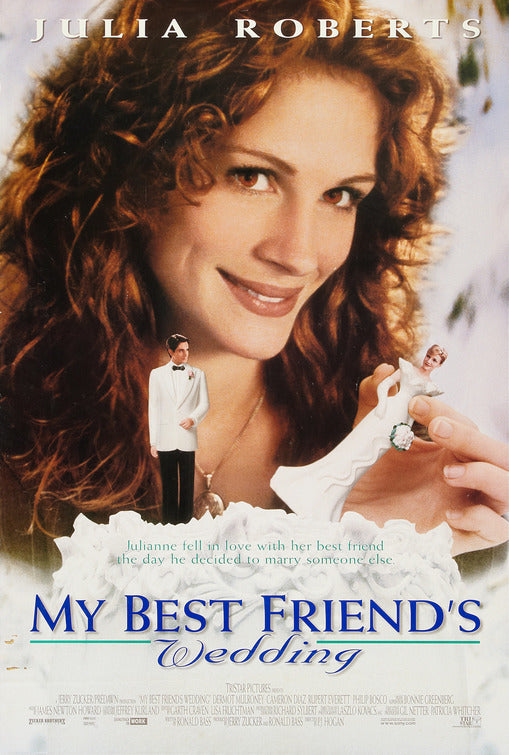 the movie poster: My Best Friends Wedding (1997)