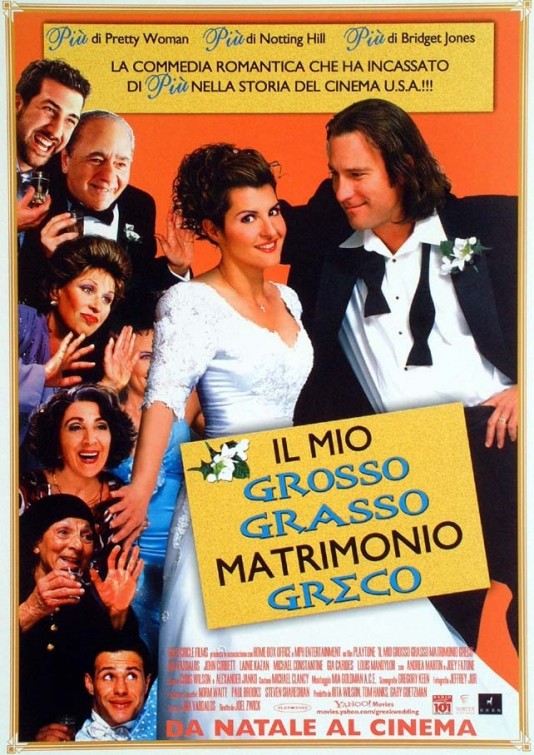 1000 piece jigsaw puzzle for the movie poster: My Big Fat Greek Wedding (2002) ver2