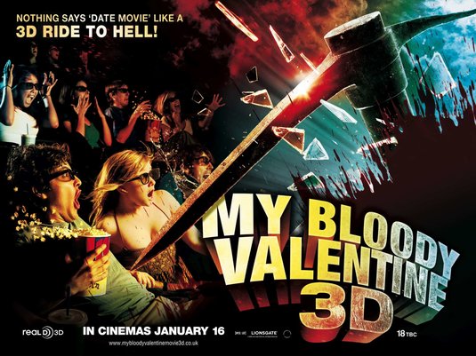 the movie poster: My Bloody Valentine 3-D (2009) ver4
