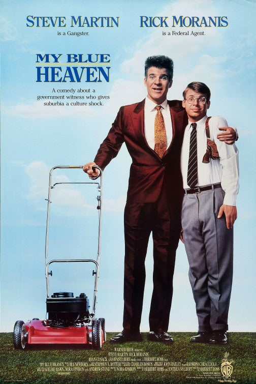 the movie poster: My Blue Heaven (1990)