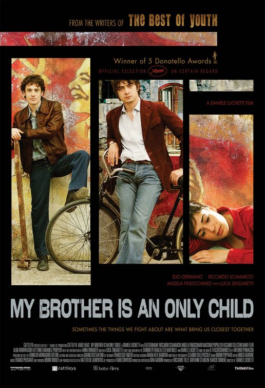 the movie poster: My Brother Is an Only Child (2008)
