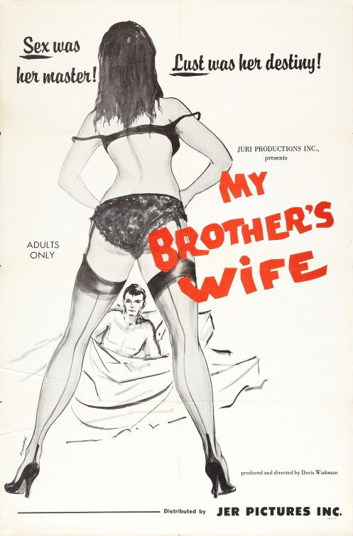 1000 piece jigsaw puzzle for the movie poster: My Brothers Wife (1966)