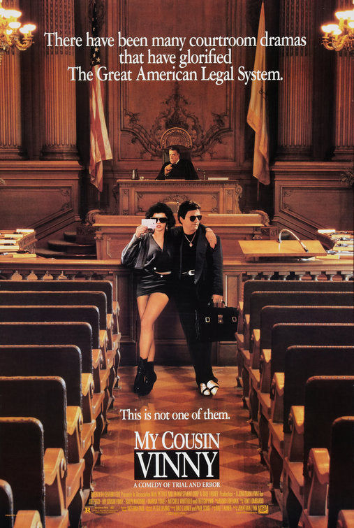 the movie poster: My Cousin Vinny (1992) ver1