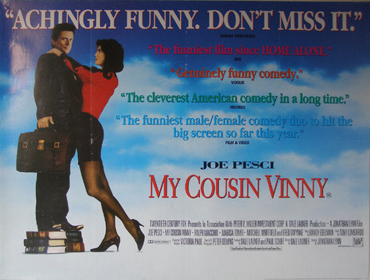 the movie poster: My Cousin Vinny (1992) ver3