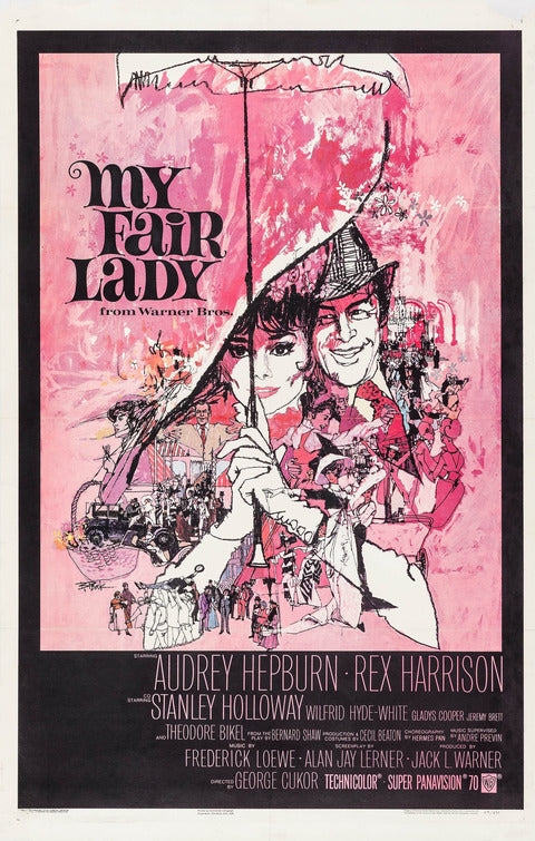 the movie poster: My Fair Lady (1964)