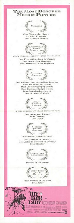 the movie poster: My Fair Lady (1964) ver6