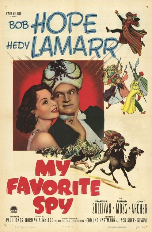 the movie poster: My Favorite Spy (1951)