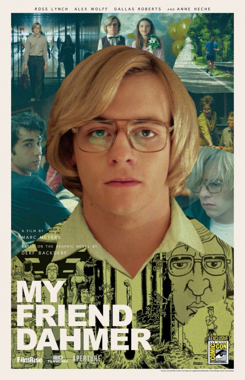 1000 piece jigsaw puzzle for the movie poster: My Friend Dahmer (2017)