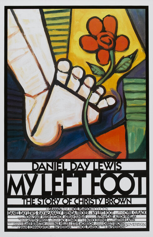 the movie poster: My Left Foot (1989) ver3