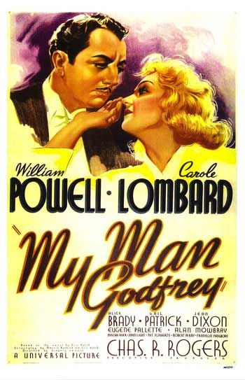 the movie poster: My Man Godfrey (1936)